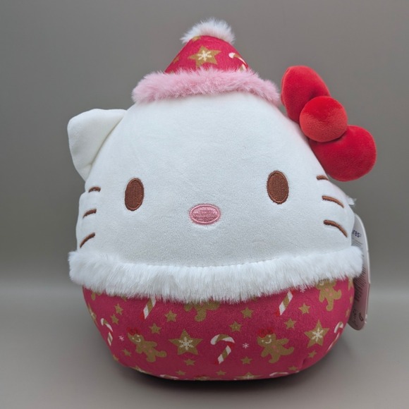 Squishmallows Other - Hello Kitty Sanrio‎ 8" Squishmallow Gingerbread Christmas Plush With Hanging Tag